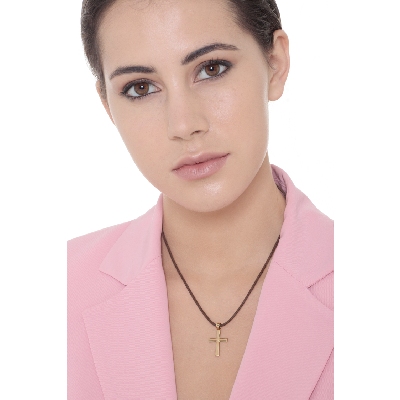 Kreuz Anhänger 18 Karat Gelbgold