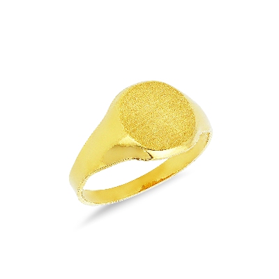 Herrenring 750er Gelbgold Siegelring 