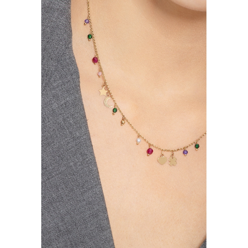 Gelbgold 18k Kette mit Anhänger