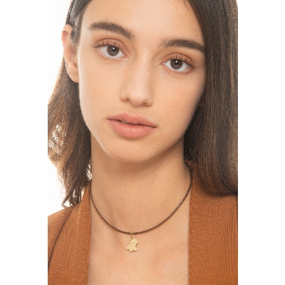 Hund Anhänger Gelbgold 750