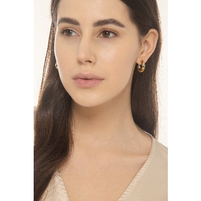 18K Gelbgold Creolen