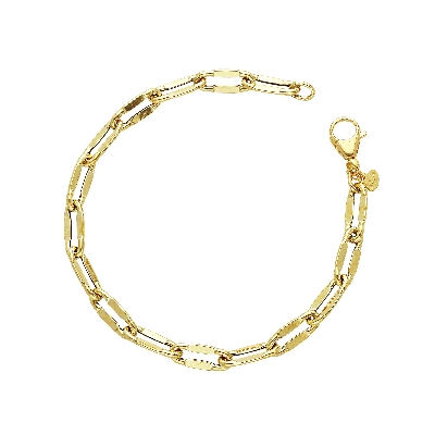750er Gelbgold Kettenarmband 