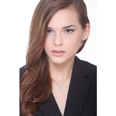 Weißgold 750 Kreuzkette aus Diamanten