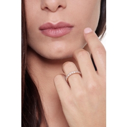 Eternity Ring aus Roségold 18K mit Diamanten 2