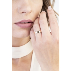 18 Karat Gelbgold breiter Ehering  2