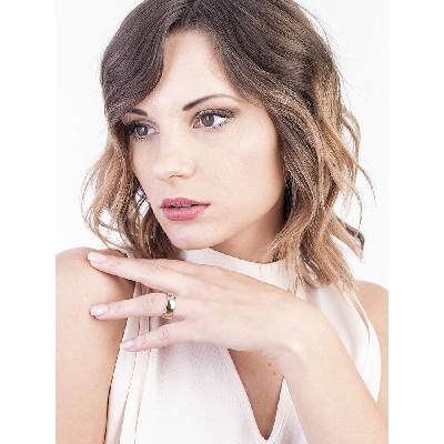 Breiter Trauring aus 18K Gelbgold