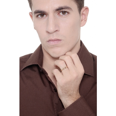 Klassischer Ehering aus 750er Gelbgold