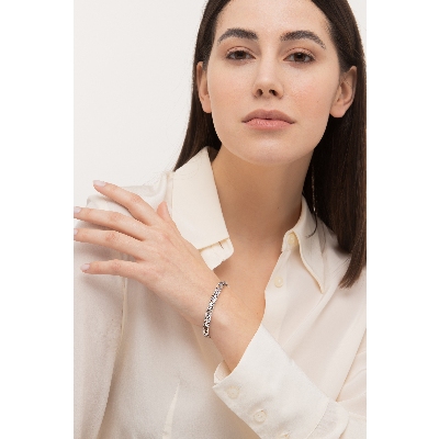 Armreif Weißgold 750 Diamanten