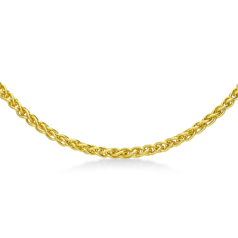 Unisex Halskette Gelbgold 18K, 50 cm