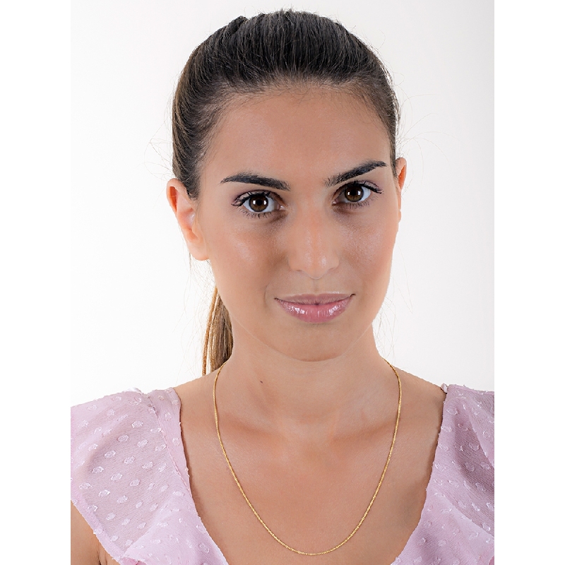 Unisex Halskette Gelbgold 18K, 50 cm