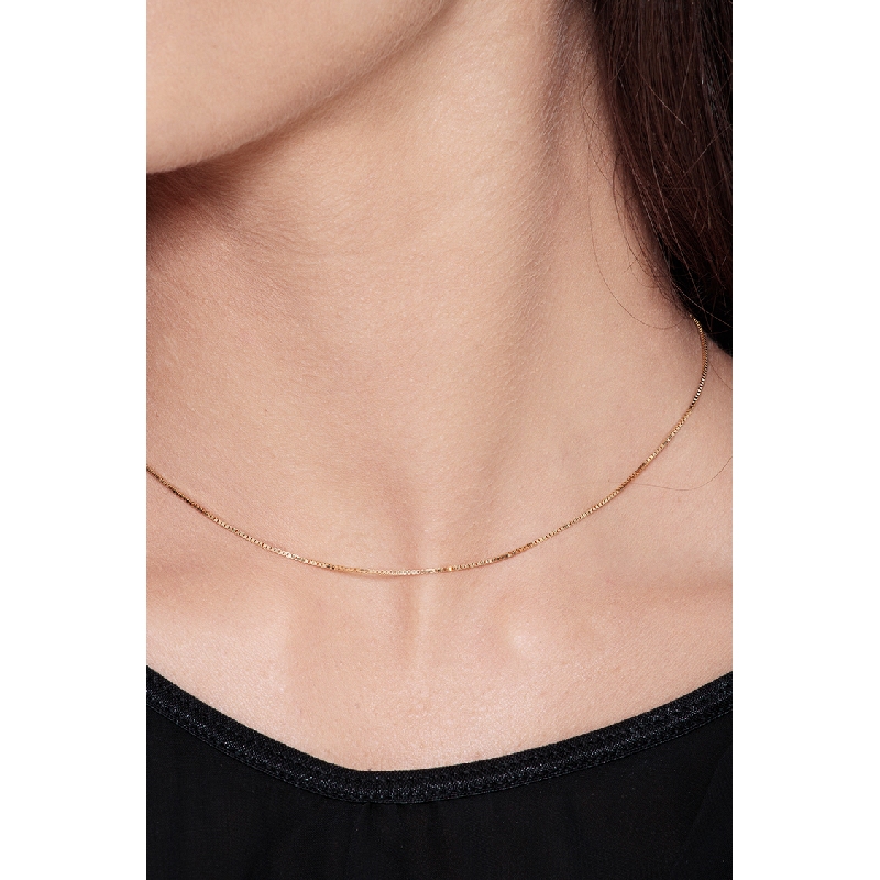 Venezianische Kette aus Gelbgold 750, 40 cm