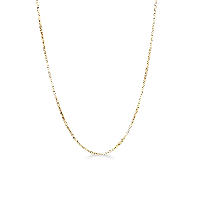 Venezianische Kette aus Gelbgold 750, 40 cm