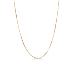 Venezianische Kette aus Gelbgold 750, 50 cm