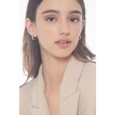 Diamant Creolen Weißgold 750