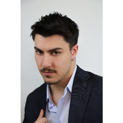 Einzelne Creole Herren Weißgold mit Diamanten 