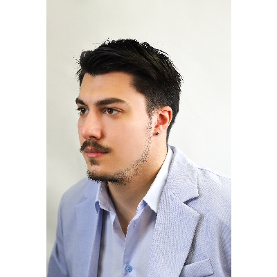 Einzelner Ohrstecker mit schwarzen Diamant Weißgold, 0,40 Karat