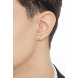 Einzelner Ohrstecker Herren mit Diamant, 0,20 ct 2