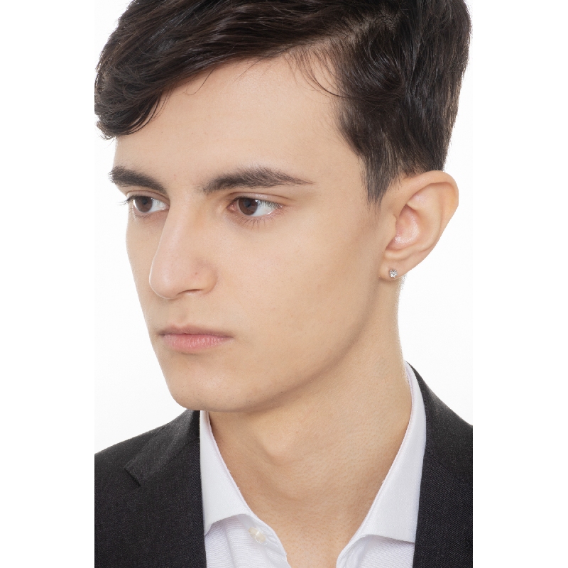 Herren einzelner Ohrstecker 0,15 kt Diamant