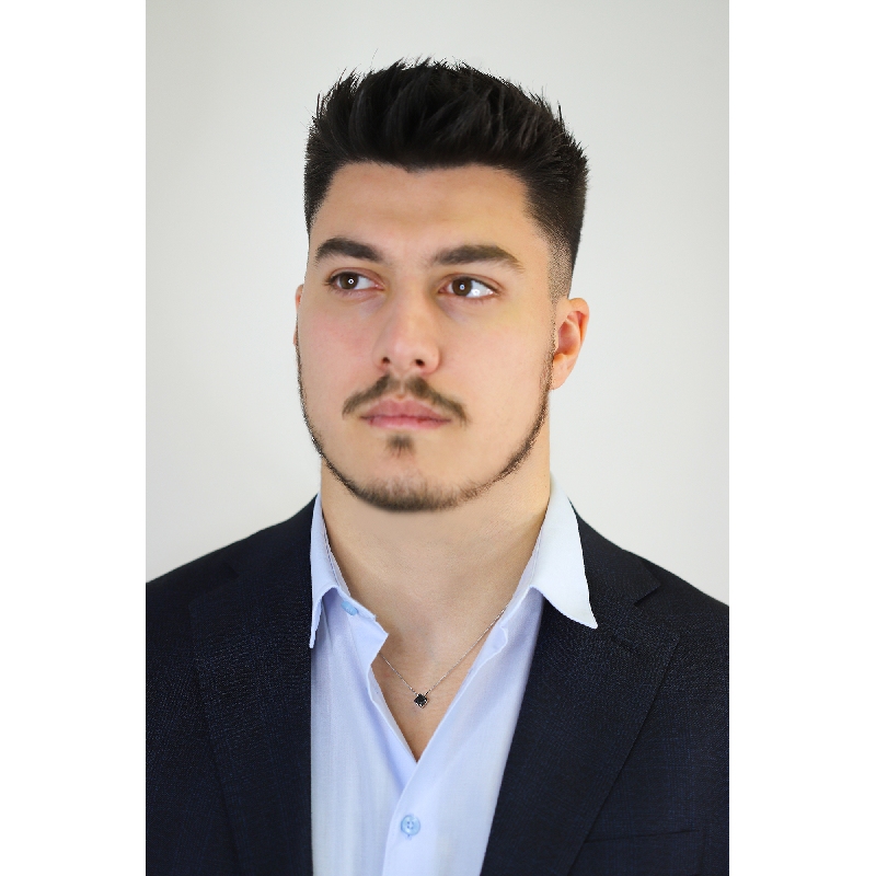 Schwarzer Diamant Kette Herren 750er Weißgold