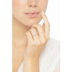 Diamantring 750er Weißgold 0.10 kt 2