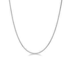 Venezianer Weißgold Kette 