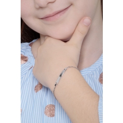 Gravierbares Armband Weißgold, 16 cm 2