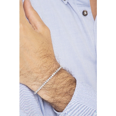 Tennisarmband Weißgold Brillanten