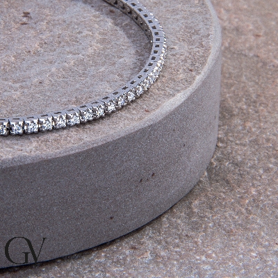 Tennisarmband Weißgold Diamanten