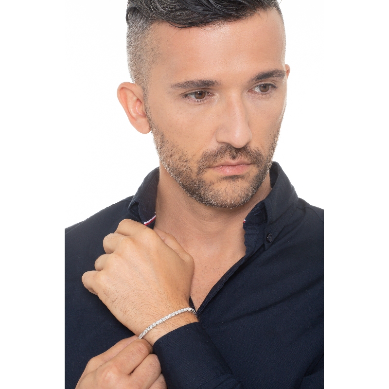 18K Weißgold 750 Tennisarmband