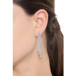 Ohrhänger Weißgold 750 mit Diamanten 2