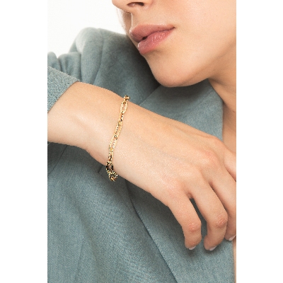 750er Gelbgold Kettenarmband 