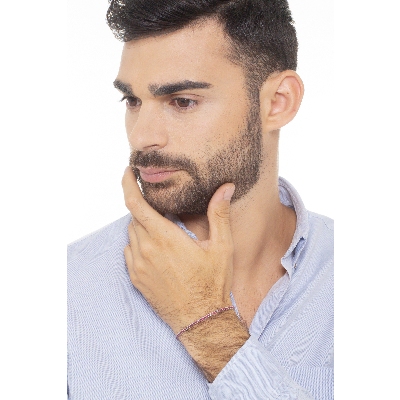 Tennisarmband Weißgold mit Rubinen 