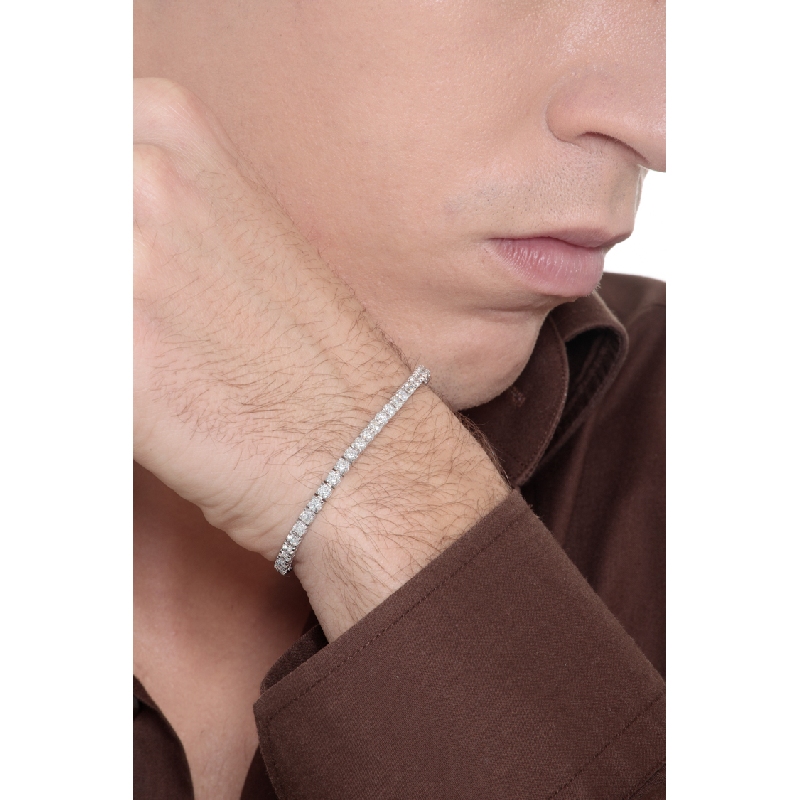 Tennisarmband Weißgold mit Diamanten