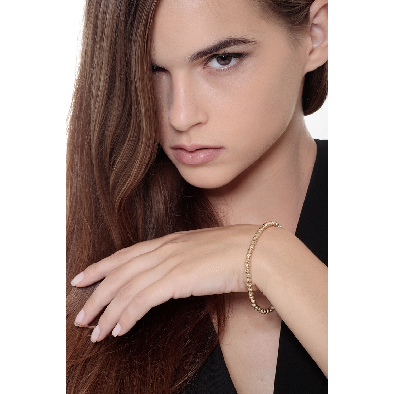 Armband mit Kugeln aus Gelbgold 