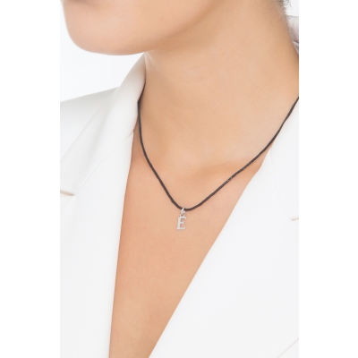 Anhänger Buchstabe E Weißgold 18K