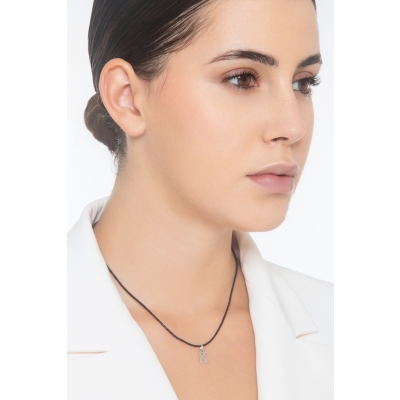 Anhänger Buchstabe K Weißgold 18K