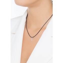 Buchstaben Anhänger T aus Weißgold 18K 2