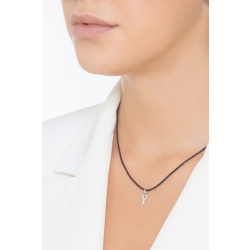 Anhänger Buchstabe Y Weißgold 18K  2