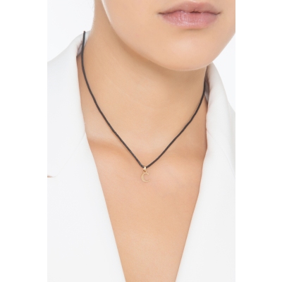 Gelbgold 750 Anhänger Buchstabe C