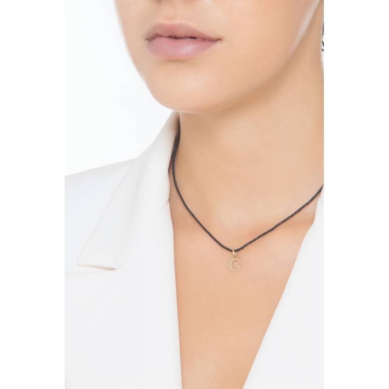 Buchstaben Anhänger G aus Gelbgold 18K