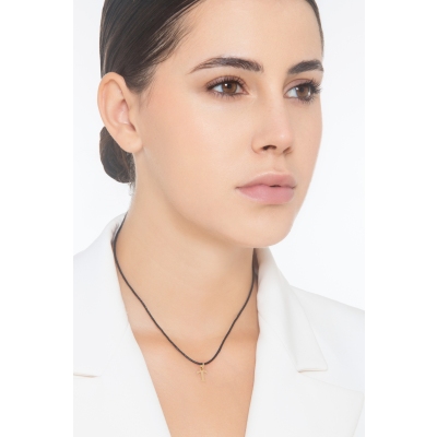 Buchstaben Anhänger T aus Gelbgold 18K 