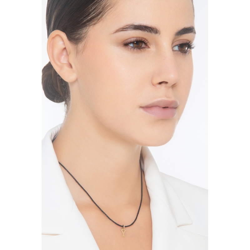 Anhänger Buchstabe Y Gelbgold 18K