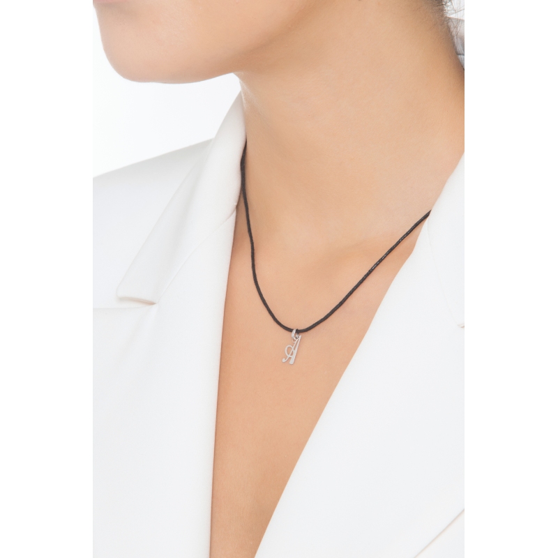 Weißgold 750 Buchstaben Anhänger A 