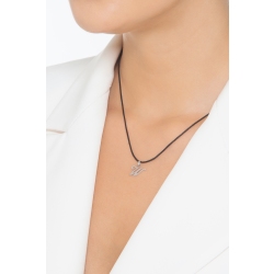 Buchstaben Anhänger W aus Weißgold 750 2