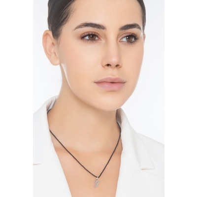 Buchstaben Anhänger Y Weißgold 18K