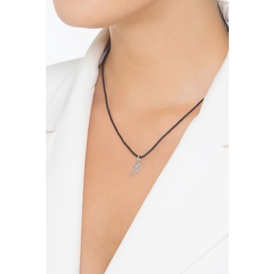 Buchstaben Anhänger Y Weißgold 18K