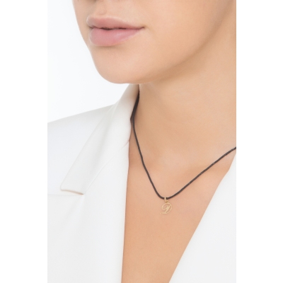 Anhänger Buchstabe D 750er Gelbgold