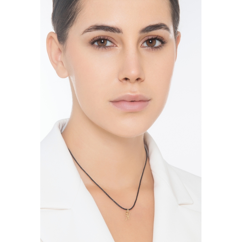 Anhänger Buchstabe H 750er Gelbgold