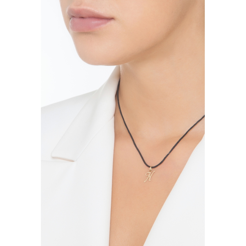 Anhänger Buchstabe H 750er Gelbgold