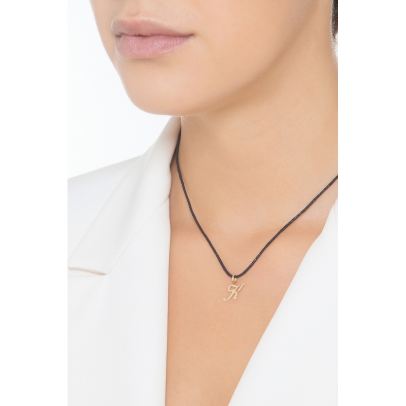 Anhänger Buchstabe K 750er Gelbgold